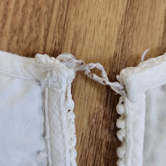 hollister women’s beige dress size 3 lace top side zip - Picture 4 of 12